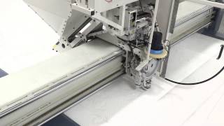 Single Needle Quilting Machine  Model 1392S Video [upl. by Dnalrag]