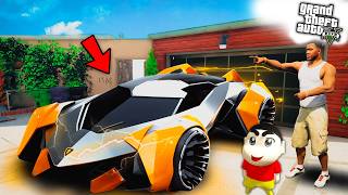 GTA 5 Shinchan amp Franklin Stealing Found a Super Cars in Gta5 [upl. by Ainit]