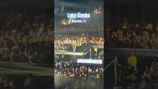 Luke Combs Concert lukecombs lukecombsconcert houstontx [upl. by Haymo13]