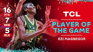 Ezi Magbegor 🇦🇺  16 PTS  7 REB  5 BLK  TCL Player of the Game [upl. by Ireva]