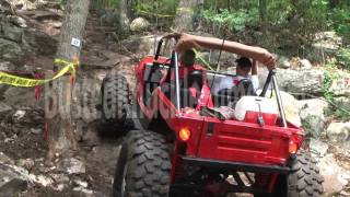 Big Red Jeep at Crusher Ridge rockcrawler park [upl. by Ardaid]