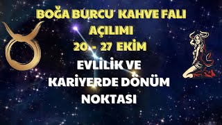 Boğa Burcu Kahve Falı Açılımı 20  27 Ekim [upl. by Berthe]