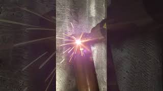 👀🔥copper to stainless steel coupling welding laserwelding custom diy stainlesssteel [upl. by Ecnal113]