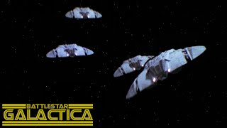 The Cylon Attack on Caprica  Battlestar Galactica 1978 4K [upl. by Oeflein]