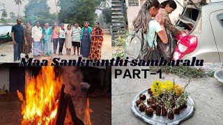 Maa Sankranthi sambaralu✨Thanikshyya Vlogsfestival sankranthi telugu vlogs [upl. by Enirual]