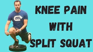 ATG Split Squat Knee Pain Technique Fix [upl. by Lietman]