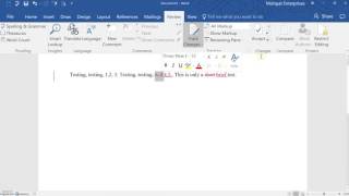 How to Use Track Changes in Microsoft Word [upl. by Burner355]