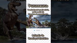 PURUSSAURUS  megafauna animaisprehistoricos faunabrasileira extincao paleontologia [upl. by Issiah44]