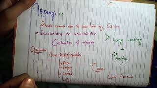 TetanyCauses of tetanysymptoms of tetanytreatment of tetanymuscle spasm [upl. by Eeb]