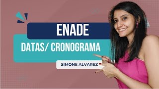 Datas Cronograma Enade 2024 [upl. by Hahsia]