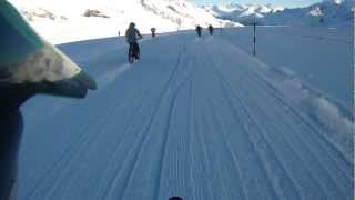 Saas Fee Glacier Bike Downhill 2013  Adam Transition TR250 [upl. by Hsuk]