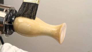 Applying Sanding Sealer Woodturning Howto [upl. by Bamby501]