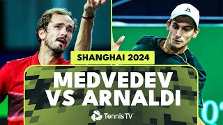 Daniil Medvedev vs Matteo Arnaldi Entertaining Match Highlights  Shanghai 2024 [upl. by Marybelle225]