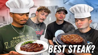 HOW TO COOK THE PERFECT STEAK Ft Los boyz [upl. by Assina]