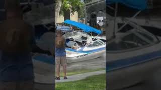 Boat Ramp Fails shorts boatfails epicfails funny boating boatcrashes sailing [upl. by Rollecnahc599]