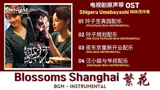 Blossoms Shanghai《繁花》 Chinese Drama Series OST 电视剧原声带 Shigeru Umebayashi 梅林茂伴奏 【BGMInstrumental】插曲 [upl. by Swerdna]