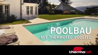 PoolHinterfüllung mit thermotec [upl. by Aiuqcaj]