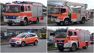 TM22 Einsatzfahrten Freiwillige Feuerwehr Gescher Kreis Borken [upl. by Renault]