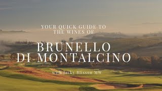 Your Quick Guide to Brunello di Montalcino Wines [upl. by Akkeber615]