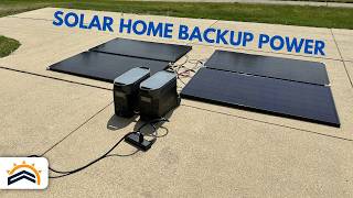 Powering My House On EcoFlow Delta Pro And Solar Power [upl. by Ika]