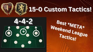 MY 150 442 CUSTOM TACTICS BEST META FC25 TACTICS [upl. by Higginson]