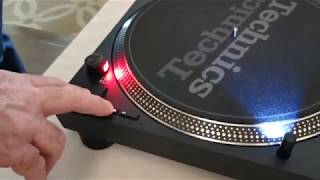 Technics SL1200 Mk7 trick for reverse play [upl. by Aisha]