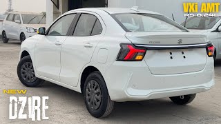 New Maruti Suzuki Dzire 2024 🔥 Dzire VXi AMT  824L  Most value for money variant White  Review [upl. by Larok479]