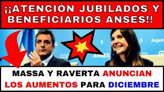 🚨ANUCIAN💲AUMENTOS🚨 Para JUBILADOS Y PENSIONADOS AUHAUE PUAM SUAF Diciembre 2023 [upl. by Amalita]