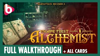 ESCAPE FIRST ALCHEMIST  Full Walkthrough  all cards  Puzzling Potions [upl. by Sachi]