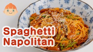 Spaghetti Napolitan  Japanese Ketchup Spaghetti [upl. by Shelba]