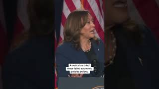 Kamala Harris leads Wisconsin crowd in quotNot going backquot chant shorts [upl. by Haisa]