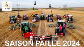 🇫🇷Saison de PAILLE 2024 dans la Marne🌾 [upl. by Oramlub]