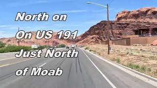 Driving SR 128 East from Moab Utah To I70 Grand Junction [upl. by Sylvia]