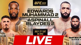 UFC 304 Leon Edwards vs Belal Muhammad  LIVE STREAM [upl. by Siddon]