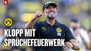 DortmundRückkehr Klopp mit Tipps für Nachfolger Sahin quotWir sprechen relativ häufigquot  BVB [upl. by Nytsrik]