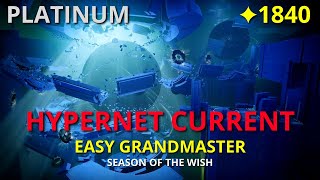 HyperNet Current  Easy 1840 Grandmaster Nightfall  Destiny 2 PS5 [upl. by Cartwell142]