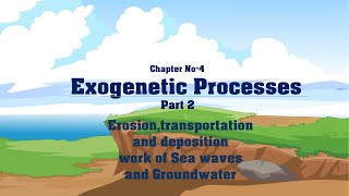 Chapter No4 Exogenetic Processes Part2 Sea waves and Groundwater Std 9 Maharashtra State Board [upl. by Melony179]