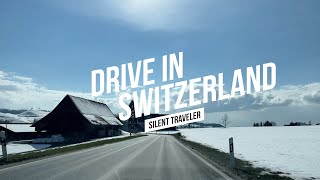 🇨🇭Drive In Switzerland🇨🇭Best Scenic Drive😍 Different Climates 🇨🇭😍 [upl. by Airdnekal566]