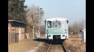 Strecke Bernburg  Calbe Ost im Jahr 2001 [upl. by Pattin]