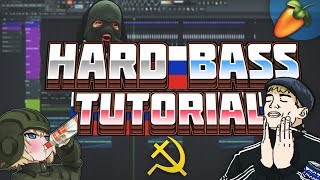 HOW TO MAKE A SLAVIC HARD BASS DROP FL STUDIO [upl. by Attennhoj232]