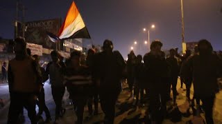 Irak manifestations pour bloquer des routes à Bassora  AFP Images [upl. by Torray]