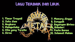 Lagu Power metal Full album dan lirik Full Album [upl. by Ellebanna]