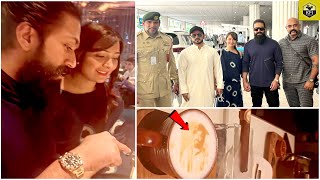 Yash Radhika Pandit At Dubai Video  Rocking Star Yash Latest Video  KGF Star Yash Wife  Ayra Yash [upl. by Tybi]