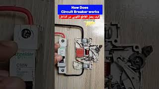 كيف يعمل القاطع الكهربي does How circuit breaker works [upl. by Irrak422]