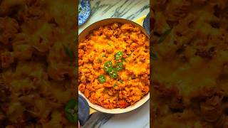 Cheesy Taco Pasta Bake 🌮🍝 [upl. by Pitchford]