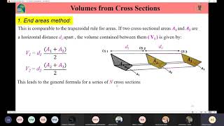 Principles of Surveying Lecture 13 EARTHWORK COMPUTATIONS The Determination of Volumes [upl. by Aloek]