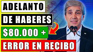 💥quotURGENTE 80000 Adelanto de Haberes y Error en Recibo de Mayo  Jubilados y Pensionados ANSESquot [upl. by Miarfe]