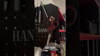 Transform your workspace in minutes using our HANDT pegboard 🛠️🚀diy handt shortvideo [upl. by Itra]