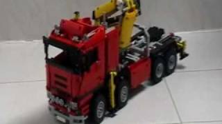 LEGO Crane Truck 8258 NXTfied [upl. by Arimay]