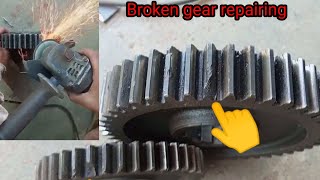 Fix broken gear at home workshopGear Repair Restoration [upl. by Brottman]